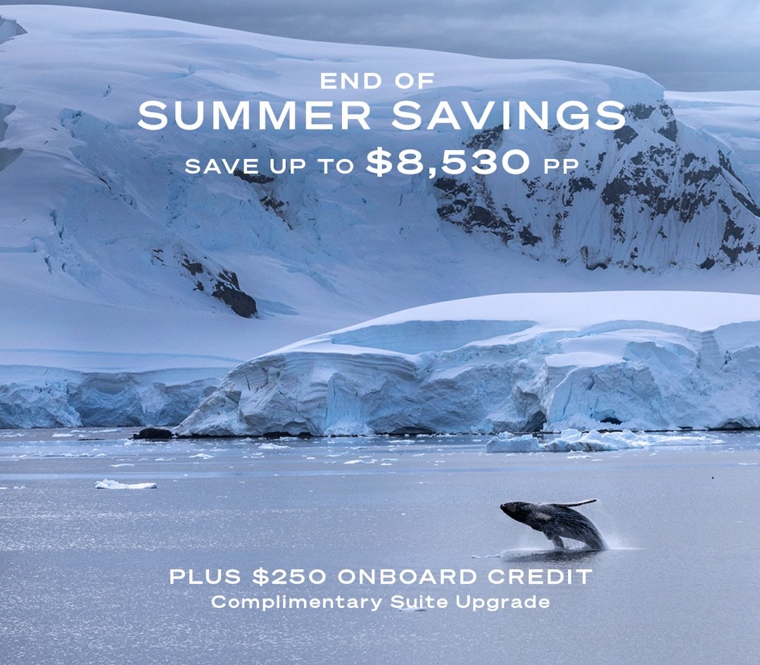 Atlas Ocean Voyages End of Summer Savings — save up to US$8,530 per guest plus US$250 onboard credit