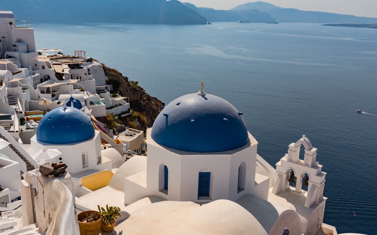 Santorini (Th&iacute;ra), Greece