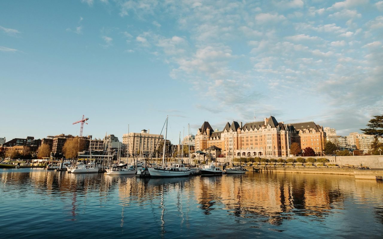 Victoria's Inner Harbour with the Fairmont Empress hotel